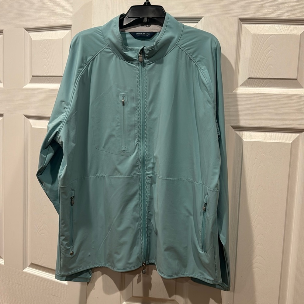 Peter Millar XXL full zip stretch golf jacket.